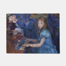 Lucie Leon aan de Piano (door Berthe Morisot)