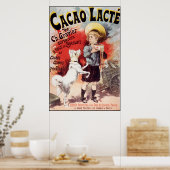 Lucien Lefevre Cacao Lacte Poster (Keuken)