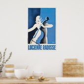 Lucienne Radisse Franse actrice vintage Poster (Keuken)