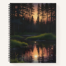 Luciérnagas en el Crepúsculo Notitieboek