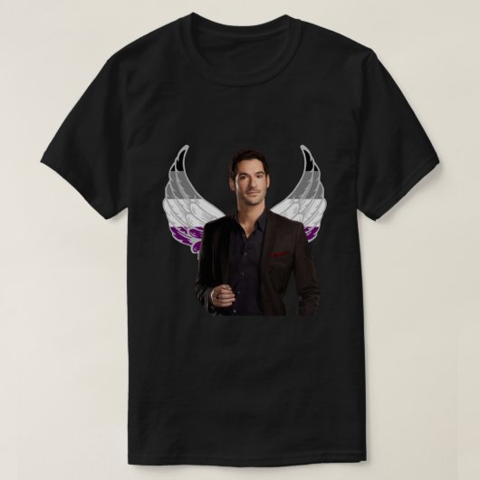 Lucifer Ace Pride Sticker Sticker T-shirt (Design voorkant)