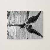 Lucifer als Satan, Duivel of Engel? Inktkunst Legpuzzel (Horizontaal)