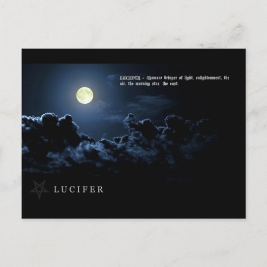 LUCIFER BRIEFKAART (Voorkant)