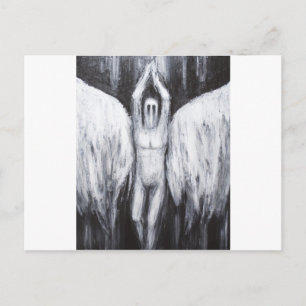 Lucifer de Morning Star daalt naar de Abyss Briefkaart