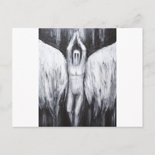 Lucifer de Morning Star daalt naar de Abyss Briefkaart (Voorkant)