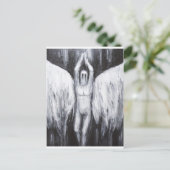 Lucifer de Morning Star daalt naar de Abyss Briefkaart (Staand voorkant)