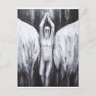 Lucifer de Morning Star daalt naar de Abyss Briefkaart