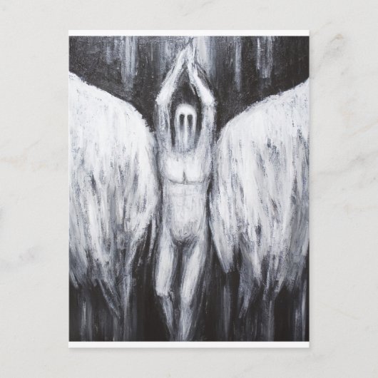 Lucifer de Morning Star daalt naar de Abyss Briefkaart (Voorkant)