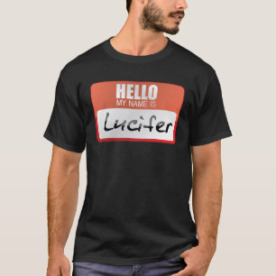 Lucifer Devil Worshipper Devil Horns Satan T-shirt