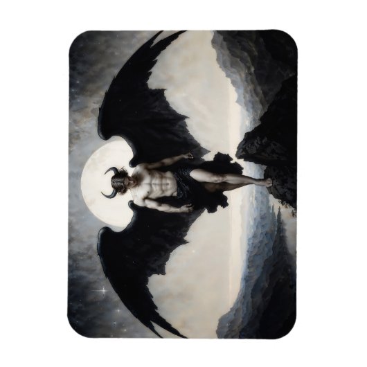 Lucifer Donkere Fantasie Magneet (Verticaal)