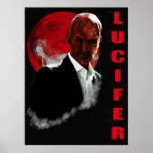 Lucifer duivelgezicht poster (Voorkant)