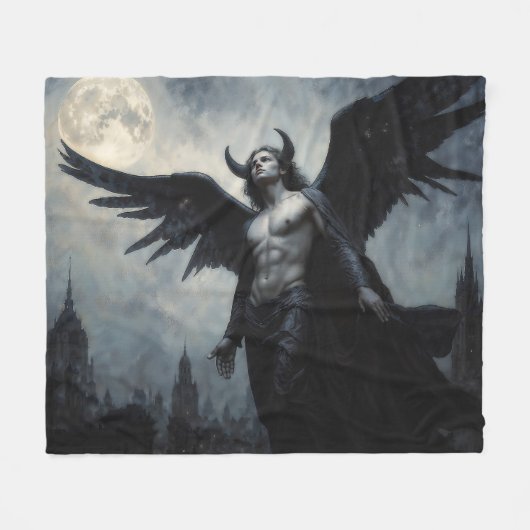 Lucifer  fleece deken (Voorkant (Horizontaal))
