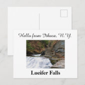 LUCIFER HERFST ITHACA NEW YORK BRIEFKAART (Voorkant / Achterkant)
