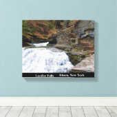 LUCIFER HERFST ITHACA NEW YORK CANVAS PRINT (Insitu (Houten vloer))