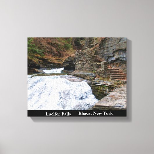 LUCIFER HERFST ITHACA NEW YORK CANVAS PRINT (Voorkant)