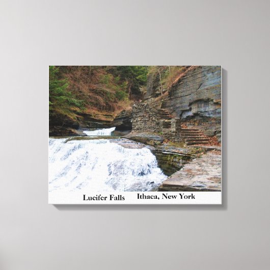LUCIFER HERFST ITHACA NEW YORK CANVAS PRINT (Voorkant)