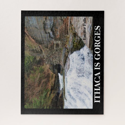 LUCIFER HERFST ITHACA NEW YORK LEGPUZZEL (Verticaal)