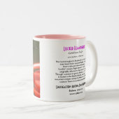 Lucifer Hummingbird Mok, met de linkermuisknop Tweekleurige Koffiemok (Voorkant rechts)