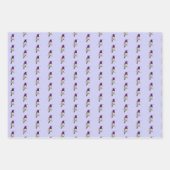 Lucifer Hummingbird Pattern Wrapping Paper Sheets (Voorkant 3)