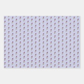 Lucifer Hummingbird Pattern Wrapping Paper Sheets (Voorkant 2)