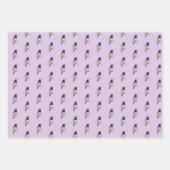 Lucifer Hummingbird Pattern Wrapping Paper Sheets (Voorkant)