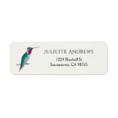 Lucifer Hummingbird Return Address Label (Voorkant)