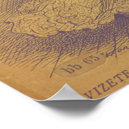  Lucifer in Londen Illustratie Poster (Hoek)