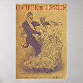  Lucifer in Londen Illustratie Poster (Voorkant)
