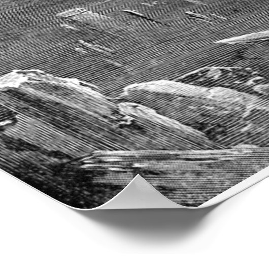 Lucifer King van Hell door Gustave Doré Art Print (Hoek)