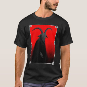 Lucifer Lichtdrager Satan Lux Occult Baphomet Goa T-shirt