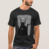 Lucifer Light Bearer Satanic Occult Baphomet Goat T-shirt (Voorkant)