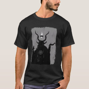 Lucifer Light Bearer Satanic Occult Baphomet Goat T-shirt