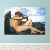 Lucifer Lightbringer Canvas Afdruk (Insitu (Houten vloer))