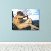 Lucifer Lightbringer Canvas Afdruk (Insitu (Houten vloer))