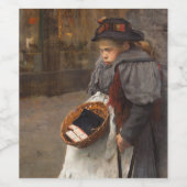 Lucifer lucifer Matchstick meisje arm straatjochie Wijn Etiket (Enkel label)