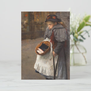 Lucifer Match Girl Arm Kind Jongleur van de straat Kaart
