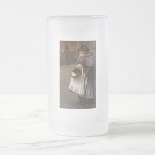 Lucifer Match Girl Arm Kind Jongleur van de straat Matglas Bierpul