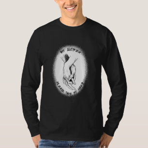 Lucifer neem alsjeblieft mijn hand 666 Occultisme T-shirt