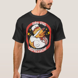 Lucifer Rubber Ducky neemt deze depressie aan T-shirt