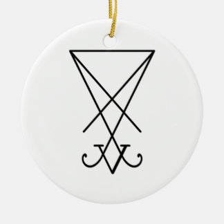 Lucifer Sigil Lamen (ornament base) Keramisch Ornament