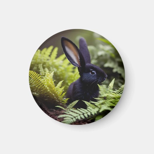 Lucifer The Black Little Bunny, Magnet (Voorkant)