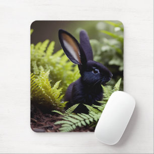 Lucifer The Black Little Bunny, Mousepad Muismat