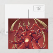 Lucifer the Devil, de Prins van Darkness, Satan Briefkaart (Voorkant / Achterkant)