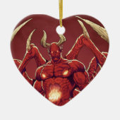 Lucifer the Devil, de Prins van Darkness, Satan Keramisch Ornament (Voorkant)