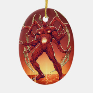 Lucifer the Devil, de Prins van Darkness, Satan Keramisch Ornament
