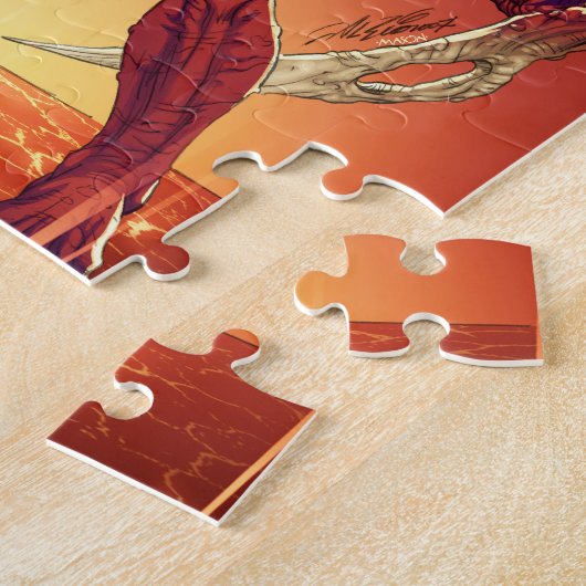 Lucifer the Devil, de Prins van Darkness, Satan Legpuzzel (Zijkant)