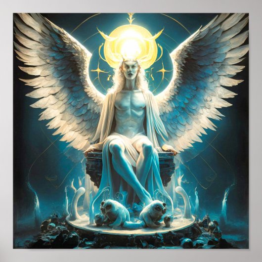 Lucifer vertegenwoordigt zijn licht en zijn eigens poster (Voorkant)