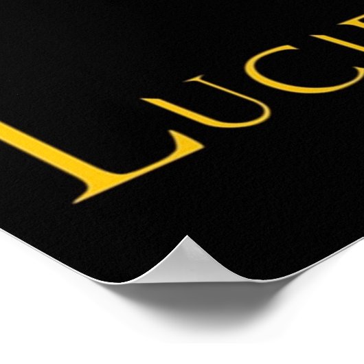 Lucifer winged poster (Hoek)