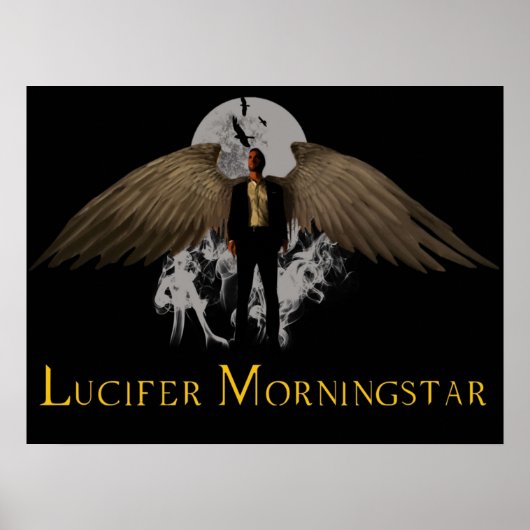 Lucifer winged poster (Voorkant)
