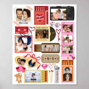 Luciferdoosje Perfect Match Koppel Retro Fotocolla Poster